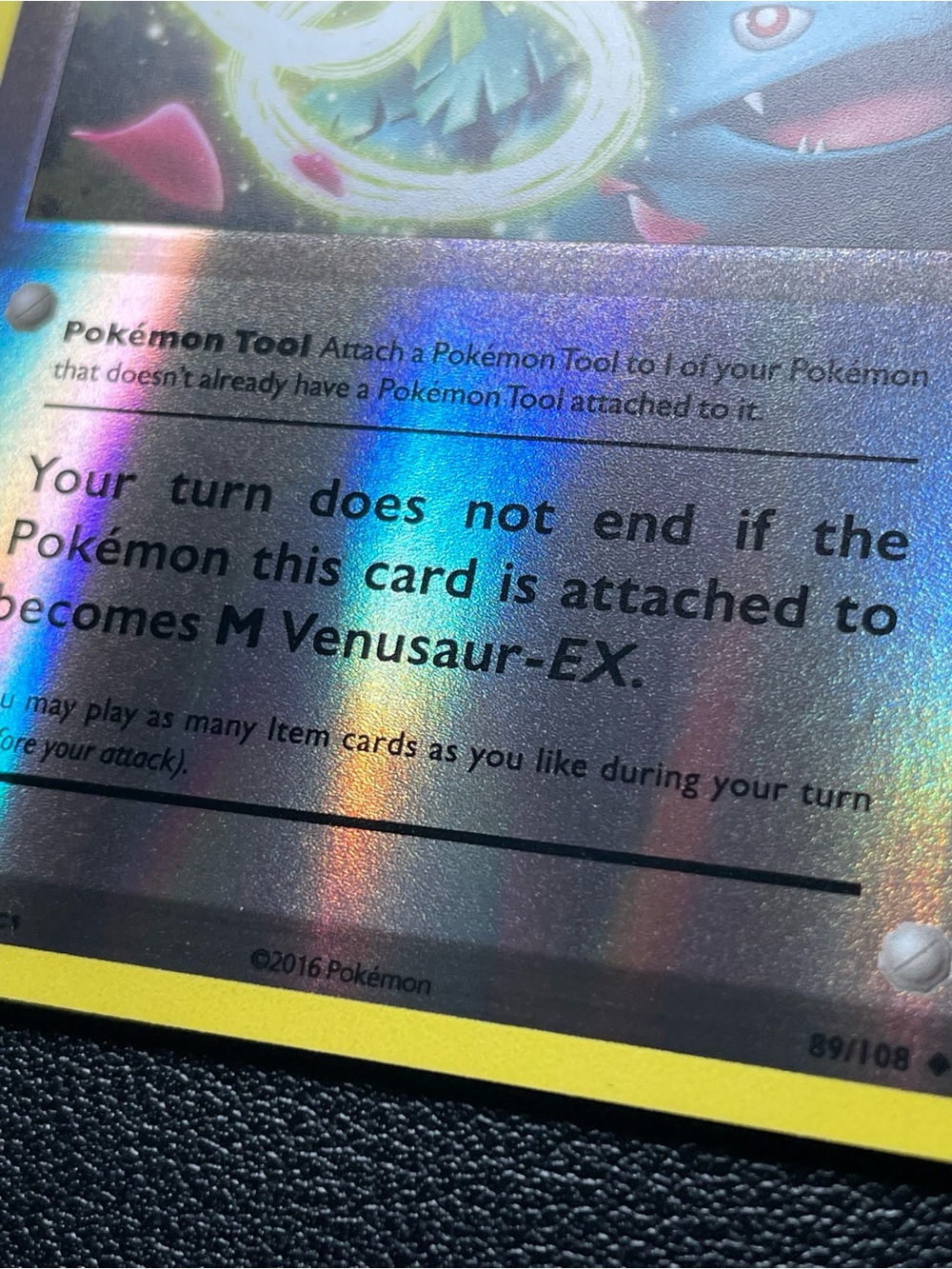 Venusaur Spirit Link/Reverse Holo/Pokemon Evolutions #89/108 - Picture 7 of 13